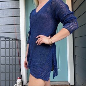 EILEEN FISHER linen blend knit top. Like new and absolutely gorgeous.